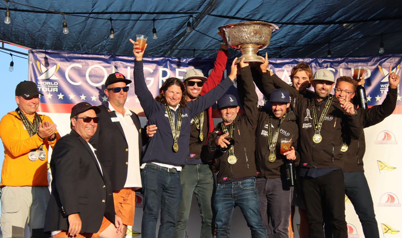 Congressional Cup podium celebration