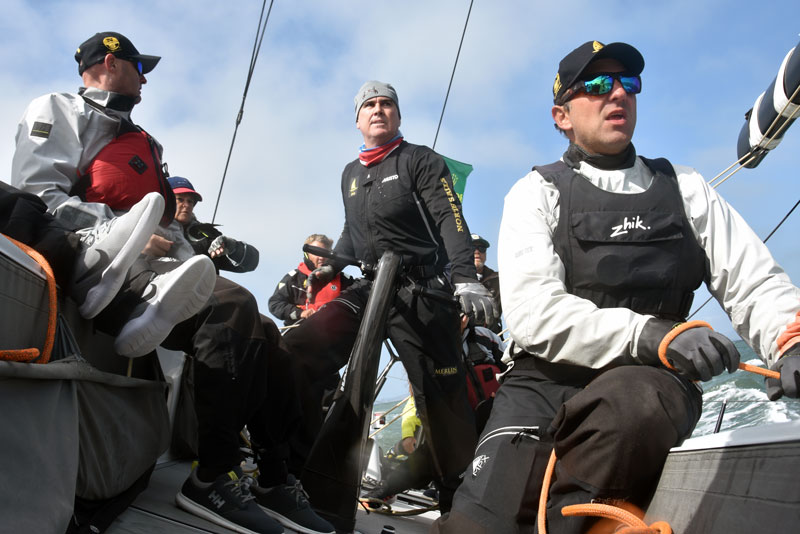 cockpit crew at the start