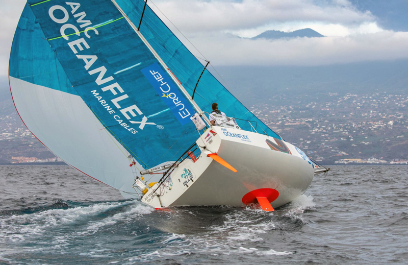 Christian Kargl finish in La Palma