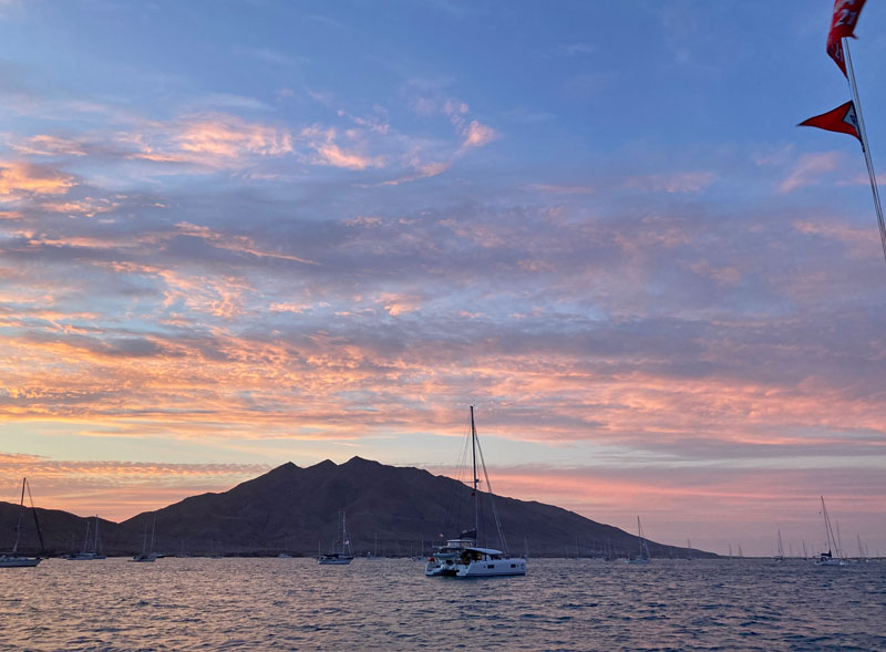 Sunrise in Bahia Santa Maria