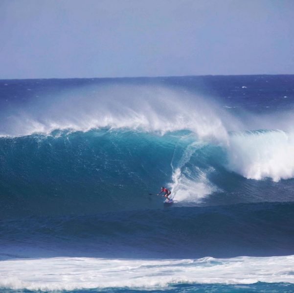 Fiona Wylde Surfing