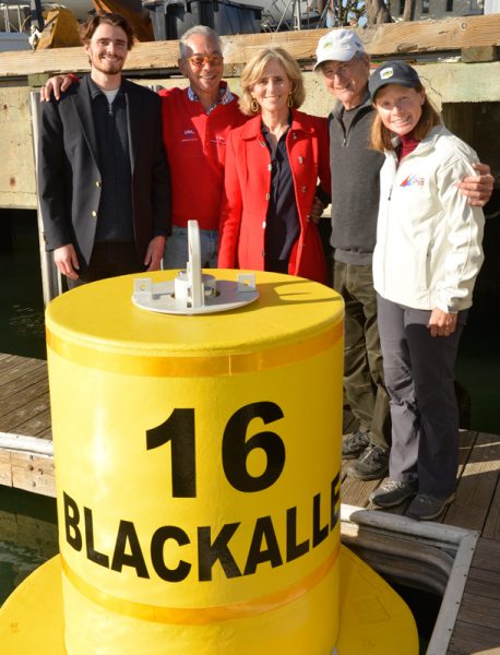 Blackaller family with new Blackaller Buoy