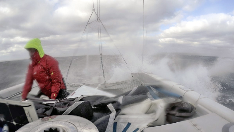 heavy weather aboard Jzerro