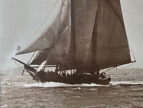 Schooner Staysock circa 1884