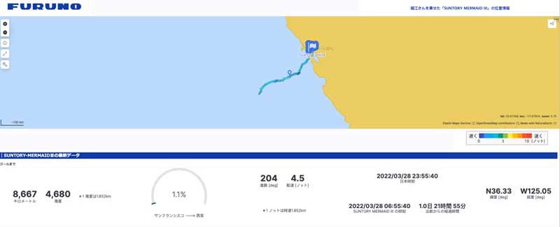 Suntory Mermaid III Tracker