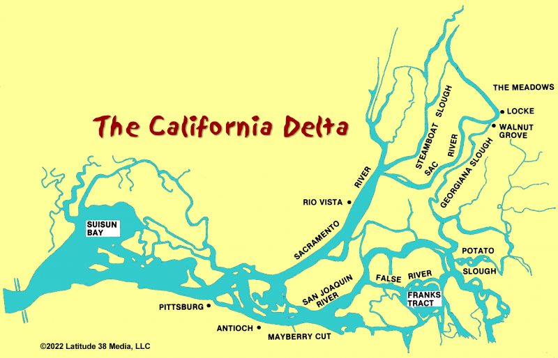 California Delta map