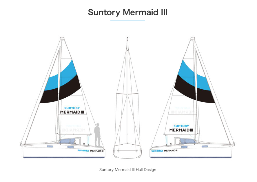 Suntory Mermaid drawing