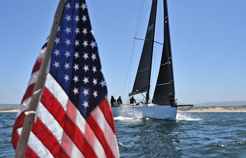 Lucky Duck with US flag