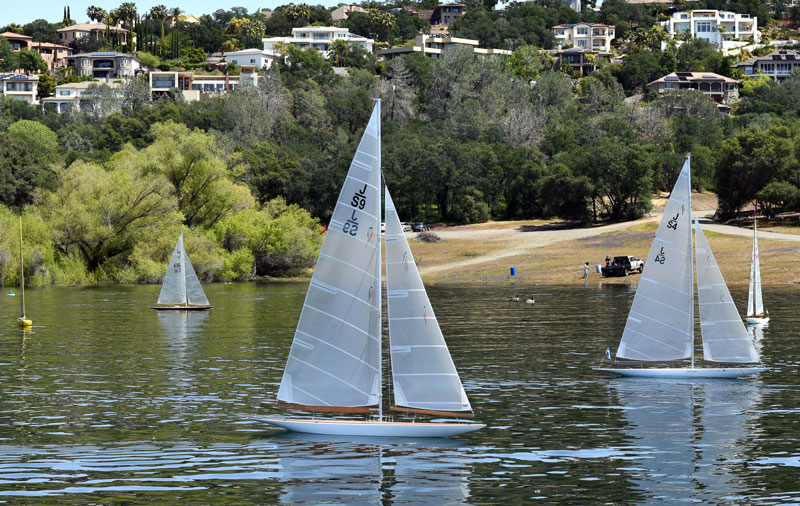 J Class radio-controlled yachts