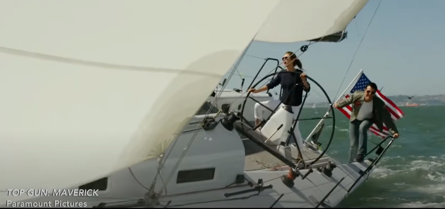 Bay Area's J/125 'Rufless' Gains Movie Star Status