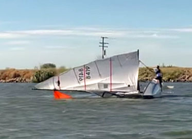 Wylie Wabbit capsize