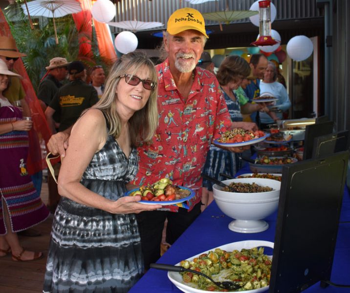 Kathy Kennedy and Larry White at Owl Harbor