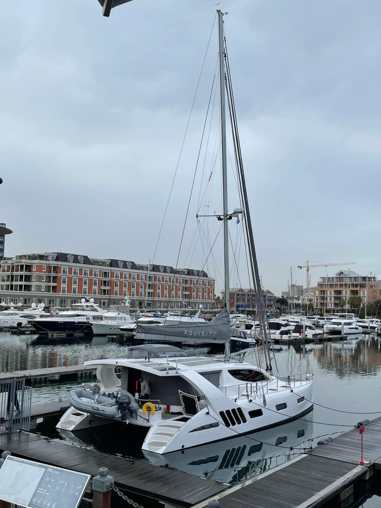 catamaran at dock