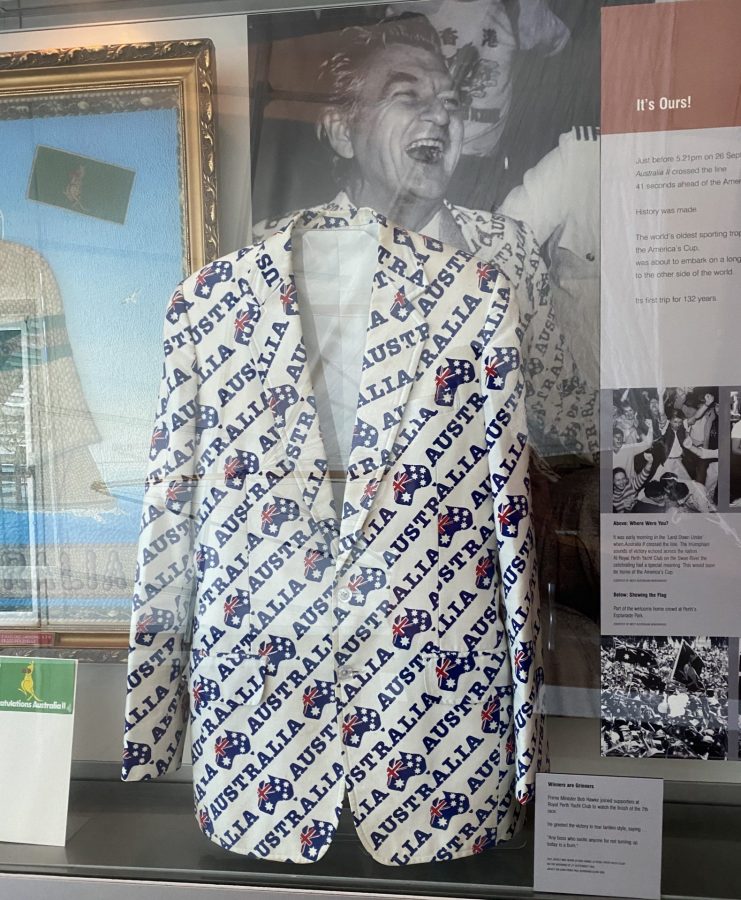 Bob Hawke's jacket on display
