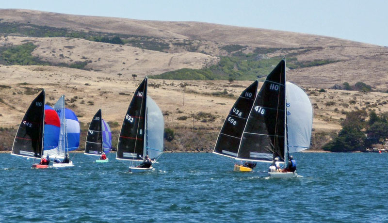 I-110s with spinnakers.