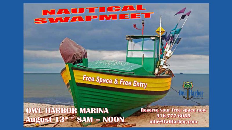 Nautical Swapmeet event poster