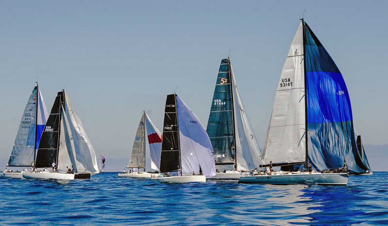 spinnakers in light air