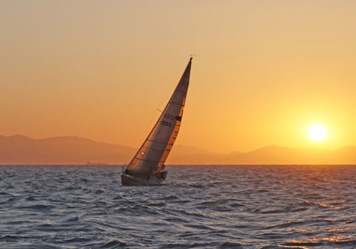 Sunset on San Pablo Bay