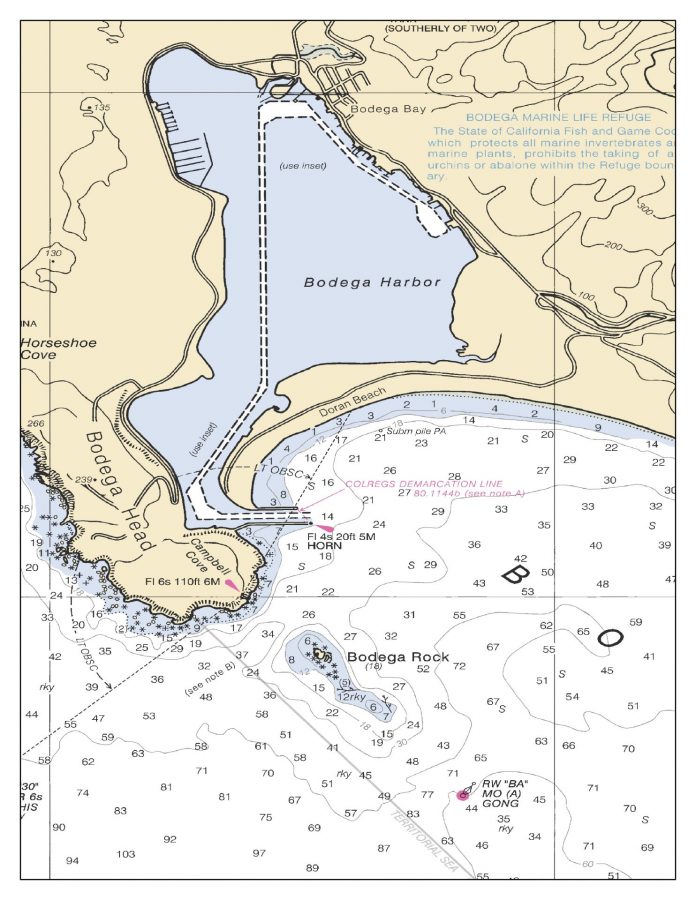 Bodega Bay survey area map