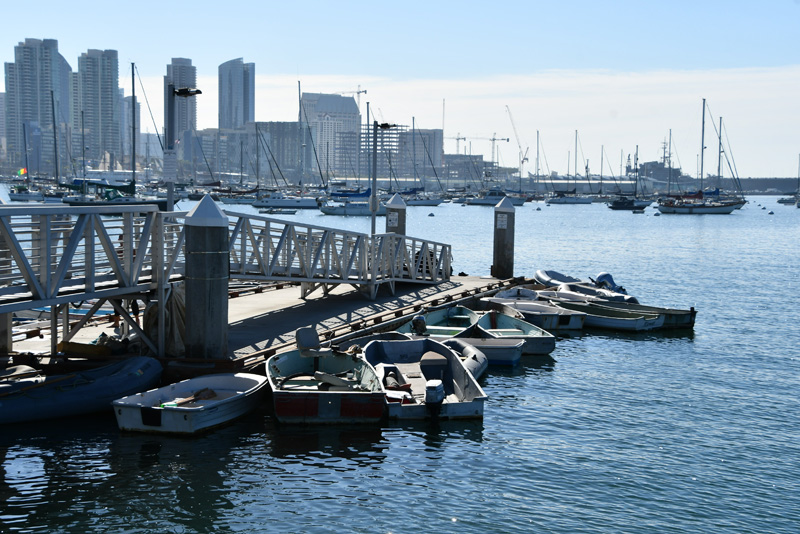 Downtown San Diego Dinghy Dock