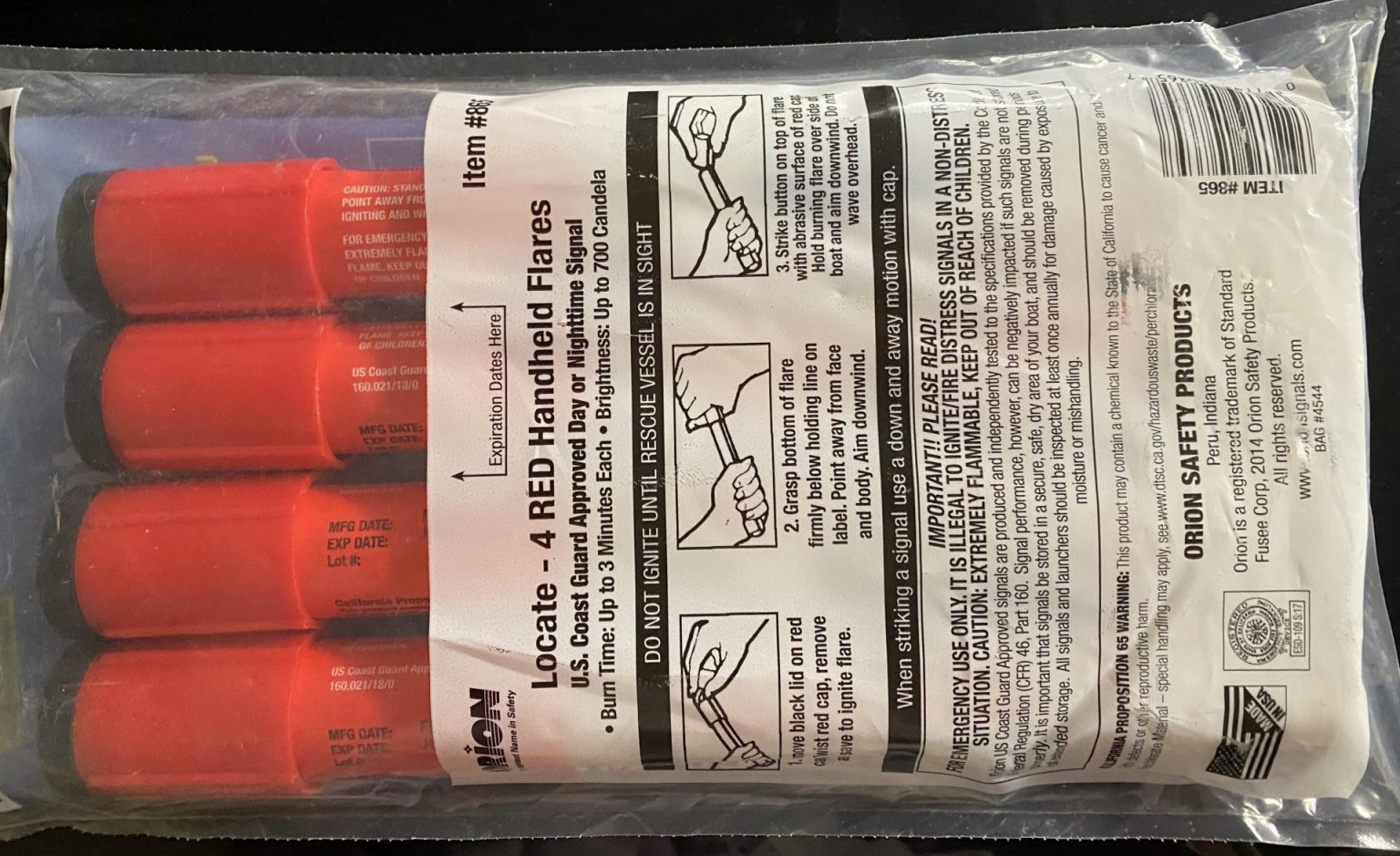 While We're Talking About Disposal of Marine Flares…