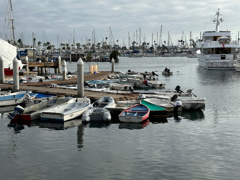 San Diego dinghy dock