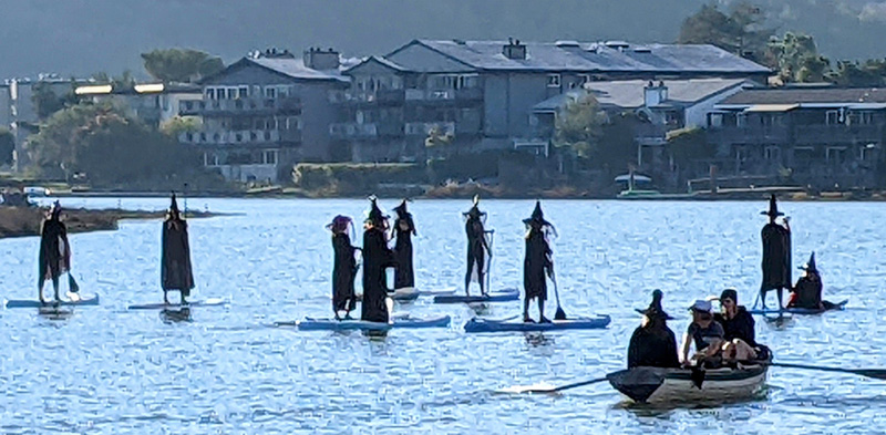 Halloween on Corte Madera Creek