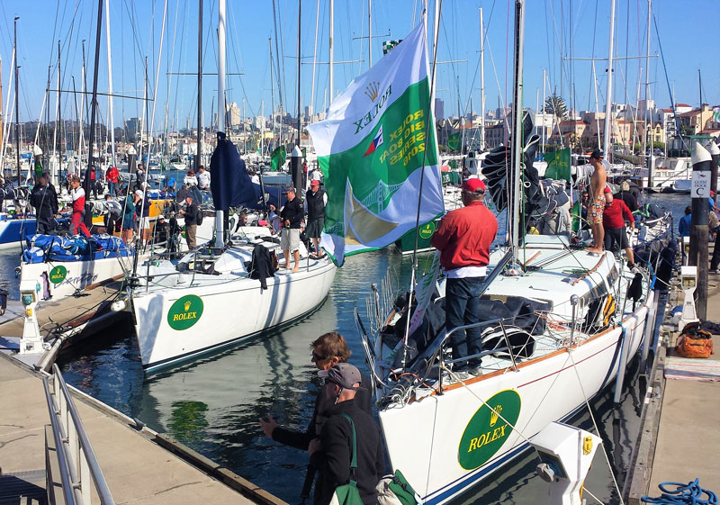 StFYC docks during Rolex Big Boat Series