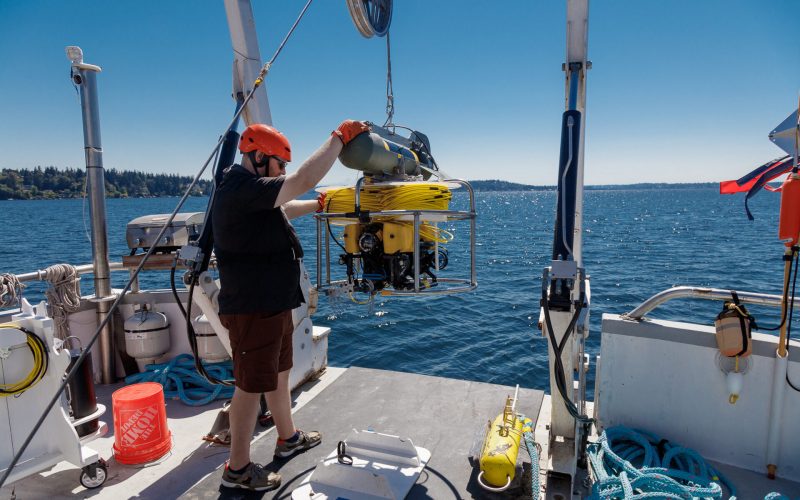 Pacific wreck search ROV