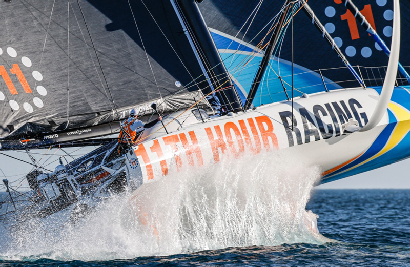 11th Hour Racing at the start of The Ocean Race
