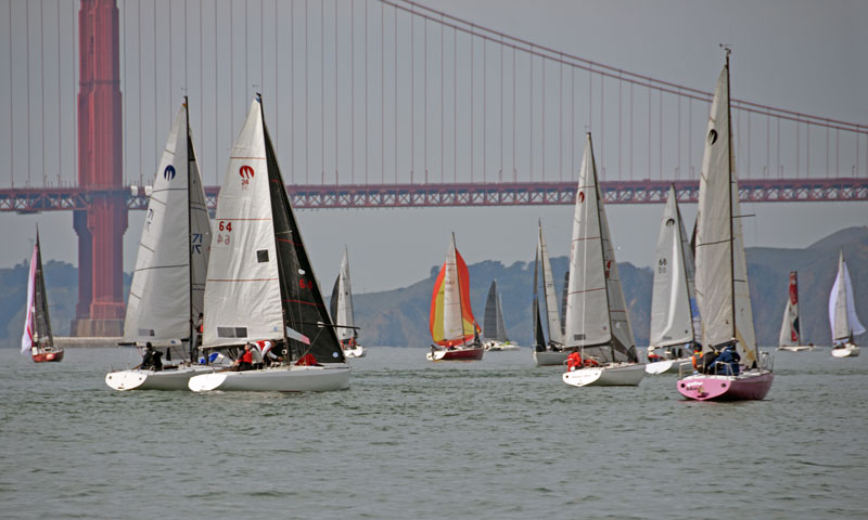 SSS Corinthian Race with Golden Gate Bridge