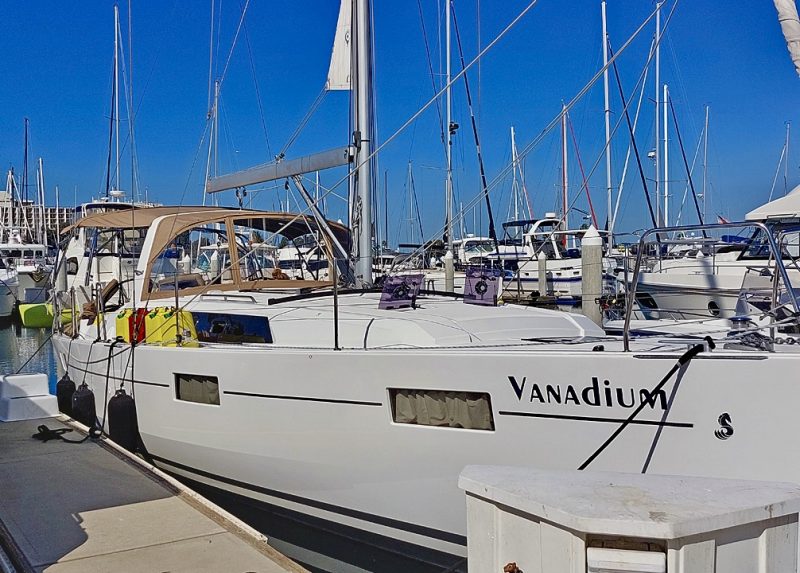 Baja bash sailboat Vanadium