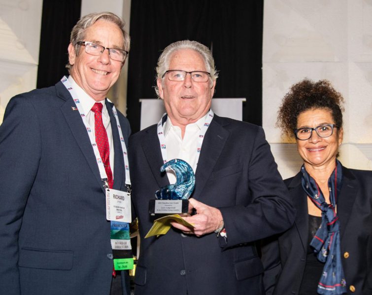 Larry Ledgerwood with Rich Jepsen and Marie Rogers