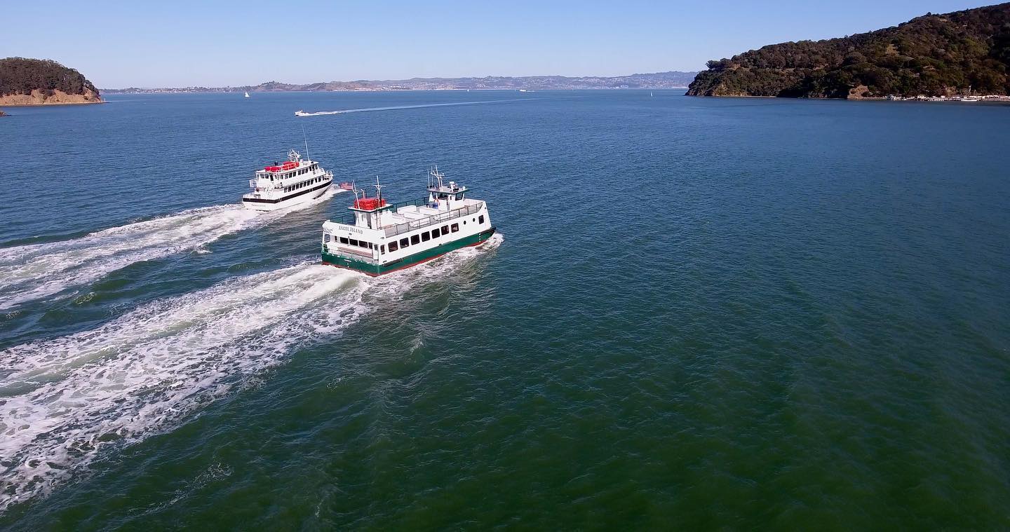 Angel Island Ferry enroute across Raccoon Strait