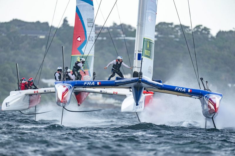 SailGP France mid-race