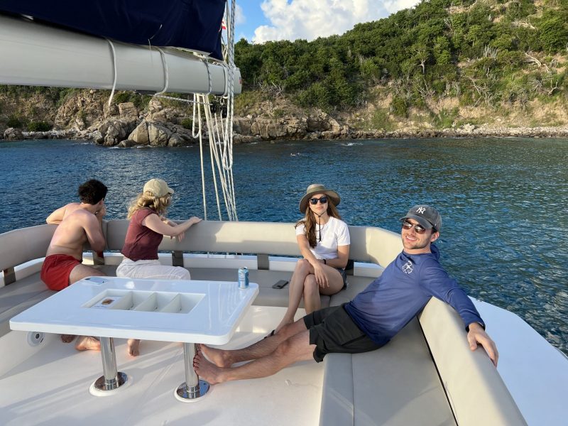 March issue 2023 BVI cruise photo
