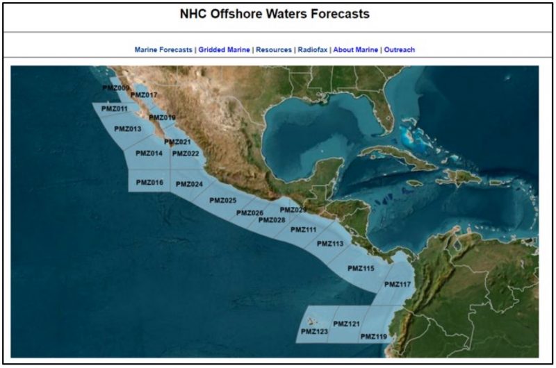 Pacific Offshore forecast image