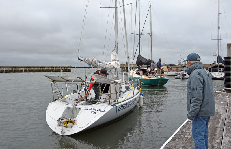 Gwendolyn towed by Another Girl