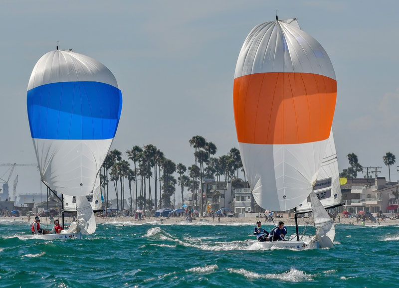 Governor's Cup racing off the beach