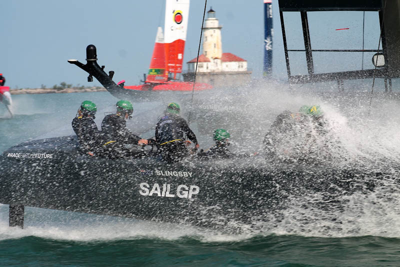 SailGP splashdown