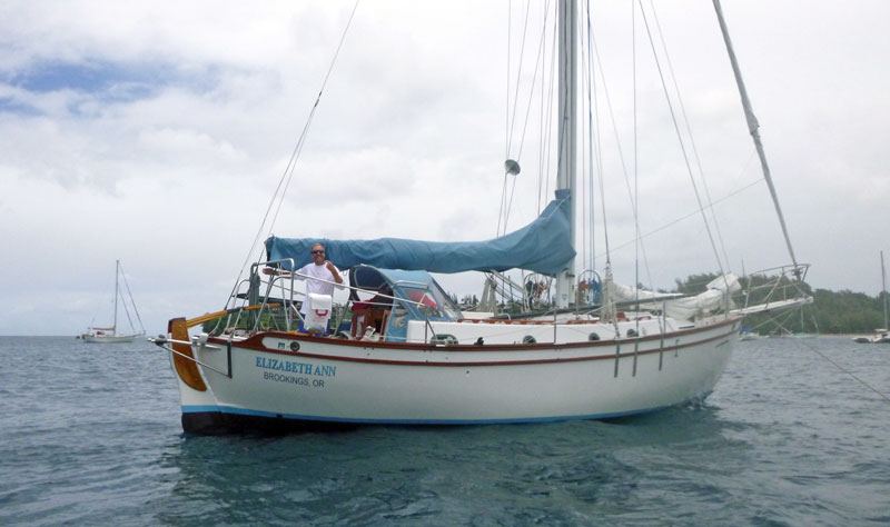 Elizabeth Ann anchored