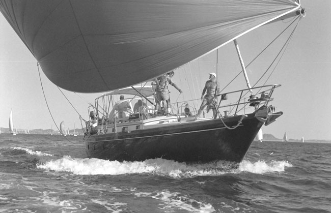 Baja Ha-Ha Wayback machine b&w sailboat