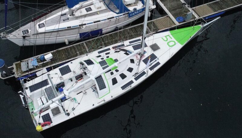 Ronnie's last vessel, Shipard Brewing, at Maine Yacht Center in Portland. 