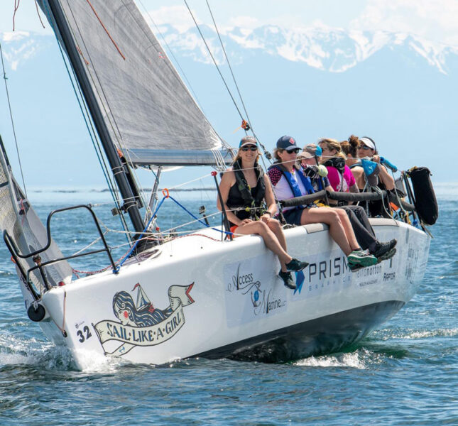 Sail Like a Girl team in Race to Alaska