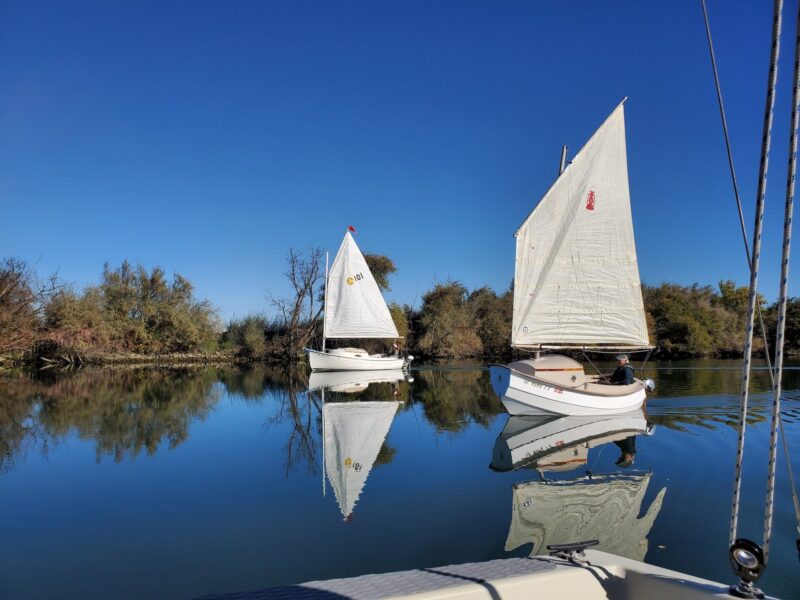 Potters Yachters bridge sail