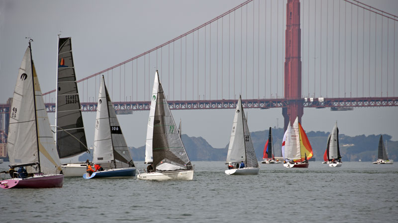 Corinthian start with Golden Gate Bridge