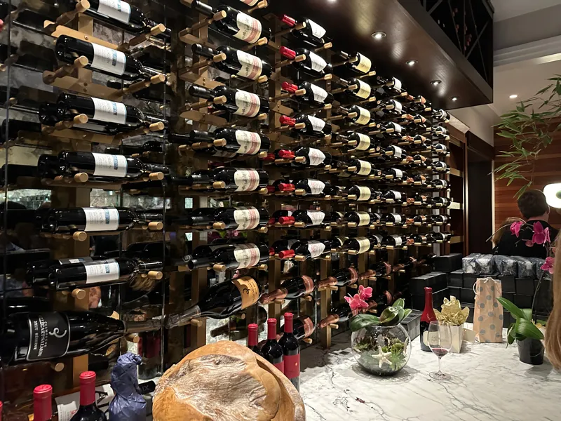 Hurrica's wine rack. 