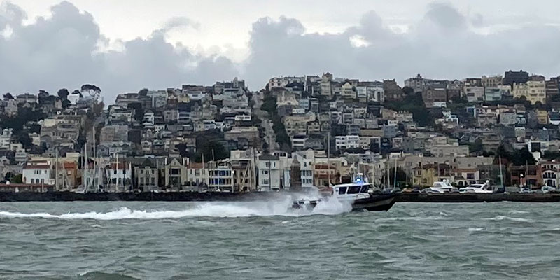 SFPD marine patrol boat