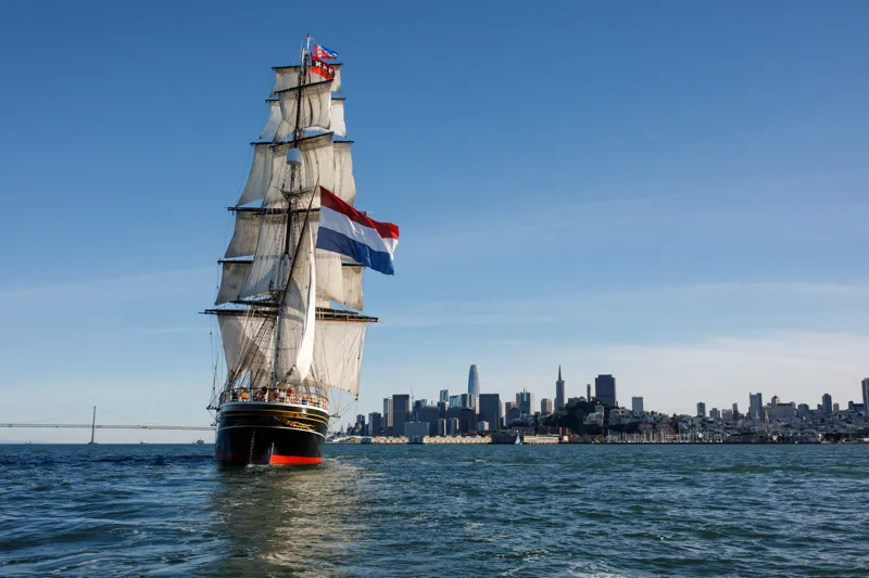 Stad Amsterdam on San Francisco Bay in 2018