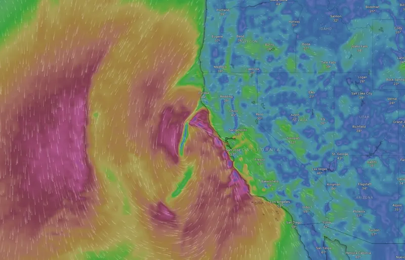 Severe Coastal Winds